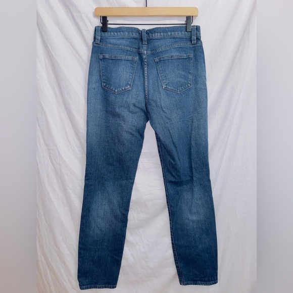 J. Crew Dark Wash Denim High Waisted Broken in Boyfriend Jeans size 25 - Picture 6 of 6